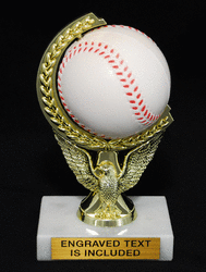 Baseball Ribbon Banner Trophy